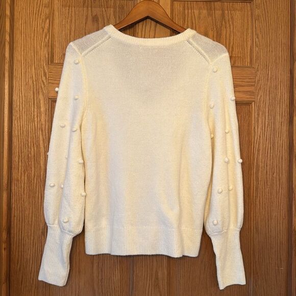 MADEWELL Bobble Dashwood V-Neck Wool Blend Sweater - Picture 9 of 13